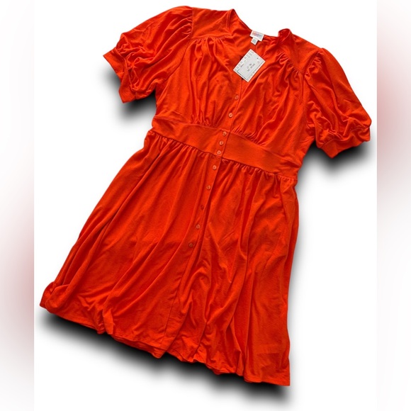 NWT - LuLaRoe Skyler Midi Button Front Dress - Picture 4 of 7